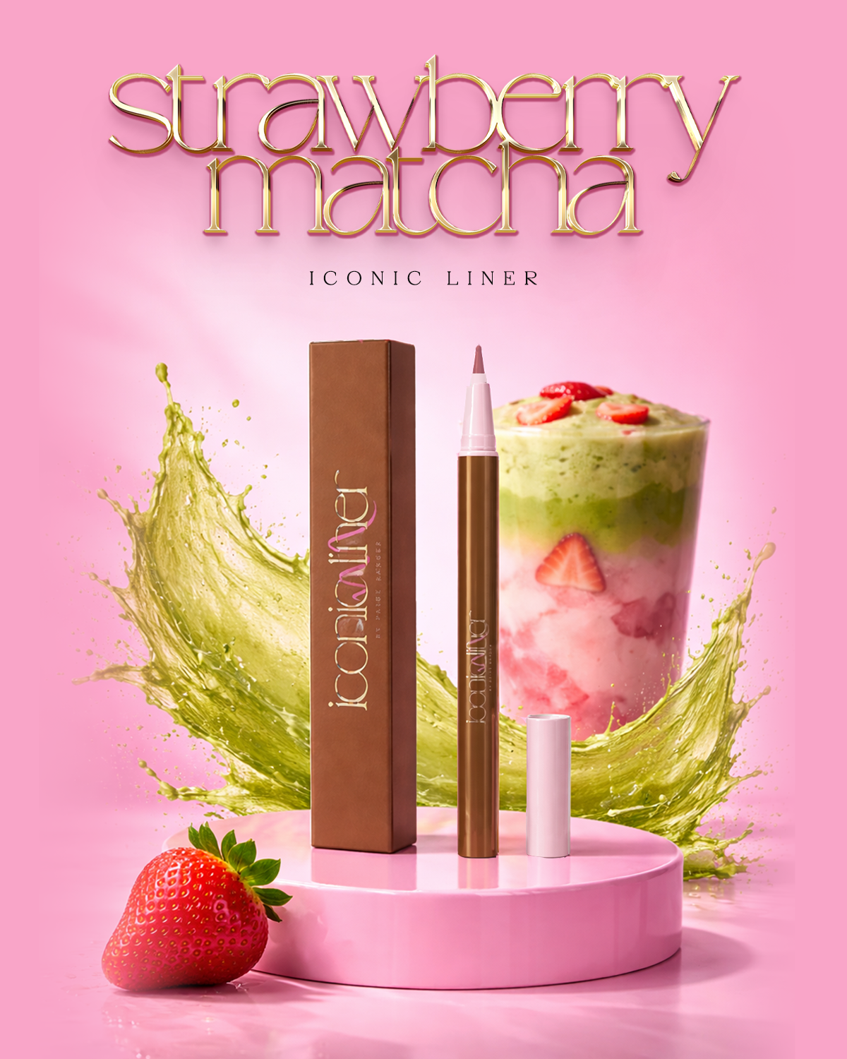 IONIC LIP LINER TINT - STRAWBERRY MATCHA - D3